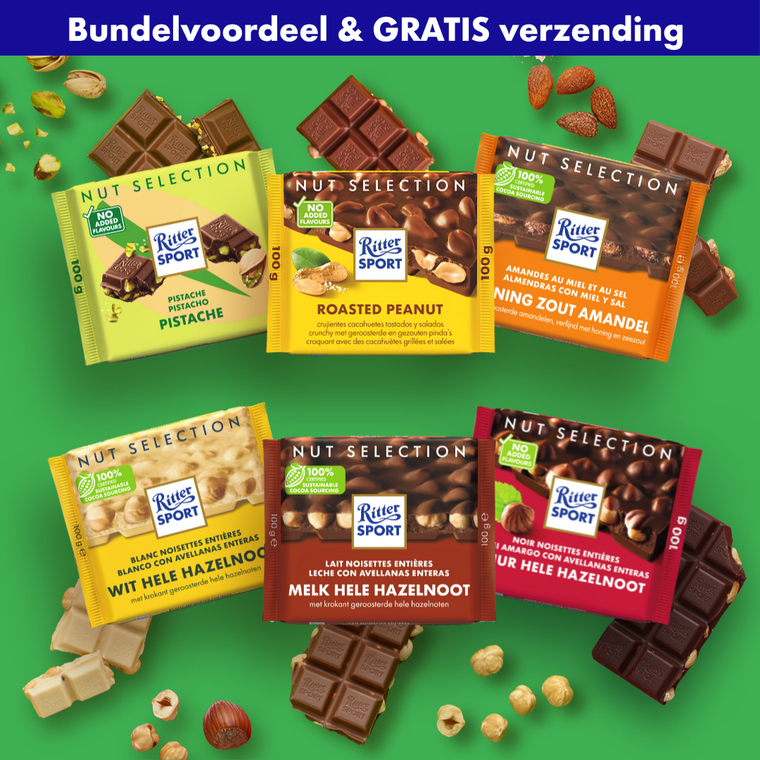 Nut Selection Bundel (6x100g)